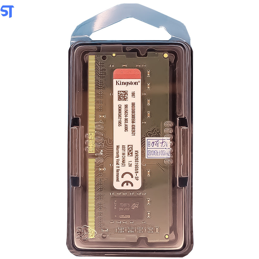 Memoria Ram Notebook 8Gb Ddr4 2666MHz KVR26S19S8/8 Kingston